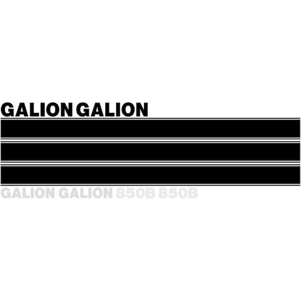 New Decal Set for Galion Model 850B Machines